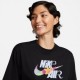 Nike T-Shirt Logo Crop Nero Donna