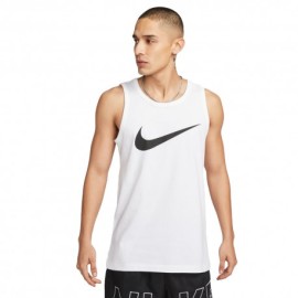 Nike Canottiera Logo Bianco Uomo