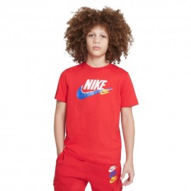 Nike T-Shirt Logo Nsw Bordeaux Bambino