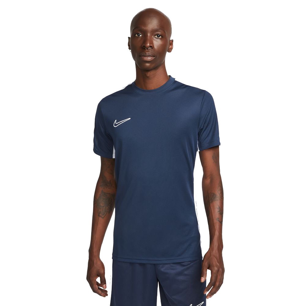 Image of Nike Maglia Maniche Corte Academy23 Blu Bianco Uomo S