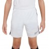 Nike Pantaloncini Calcio Academy23 Bianco Nero Bambino