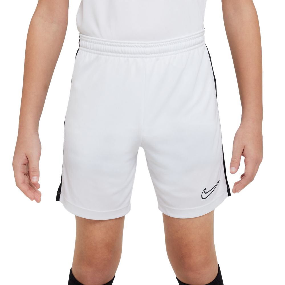 Nike pantaloncini calcio academy23 bianco nero bambino l
