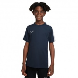 Nike Maglia Maniche Corte Academy23 Blu Bianco Bambino