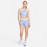 Nike Reggiseno Sportivo Fantasia Medium Support Azzurro Donna