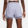 Nike Shorts Sportivi 2In 1 Lilla Donna