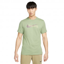 Nike Maglietta Palestra Verde Uomo