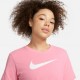 Nike Maglietta Palestra Logo Rosa Donna