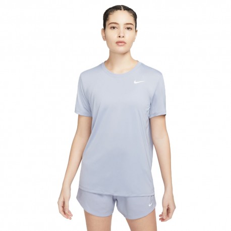Nike Maglietta Palestra One Azzurro Donna