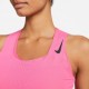 Nike Crop Top Running Aeroswift Rosasicle Nero Donna