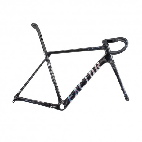 Factor Kit Telaio O2 Vam Disc 400x100 Nero Carbon Chrome 52