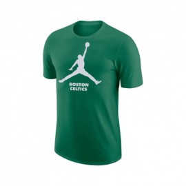 Nike T-Shirt Basket Nba Celtics Jordan Verde Bianco Uomo