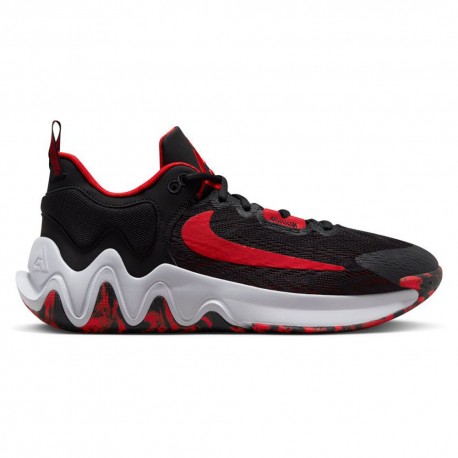 Nike Scarpe Giannis Immortality 2 Nero Rosso - Scarpe Basket Uomo