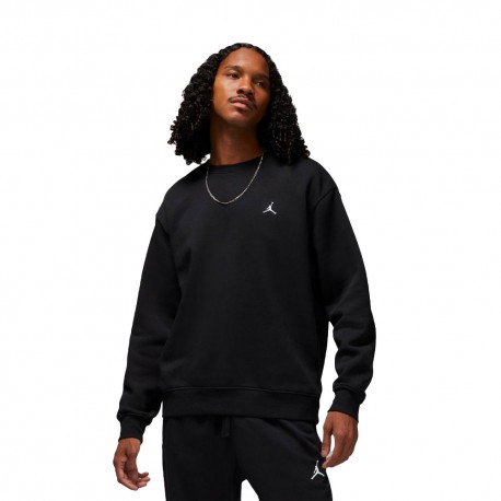 Nike Felpa Jordan Girocollo Logo Piccolo Nero Uomo