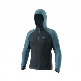 Dynafit Giacca Alpinismo Transalper Polartec Hooded Storm Blue Uomo