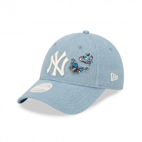 New Era Cappellino Ny Denim Celeste