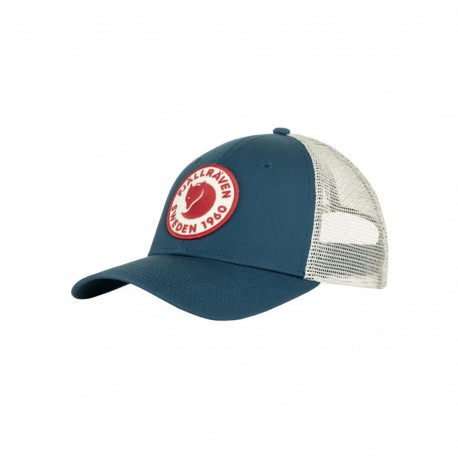 Fjallraven Cappellino Trucker Logo Blu