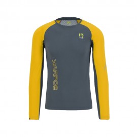 Karpos Maglia Trekking Lavaredo Dark Slate Lemon Curry Uomo