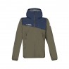 Rock Experience Giacca Trekking Great Roof Hoodie Olive Night Blue Night Uomo