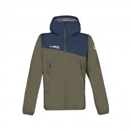 Rock Experience Giacca Trekking Great Roof Hoodie Olive Night Blue Night Uomo