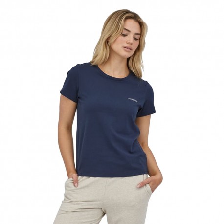 Patagonia Maglia Trekking P-6 Mission Organic New Navy Donna
