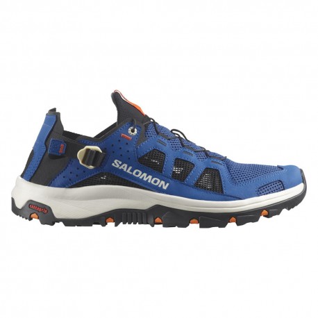 Salomon 5 Lapis Blue Nero Scarlet Ibis - Scarpe Trekking Uomo