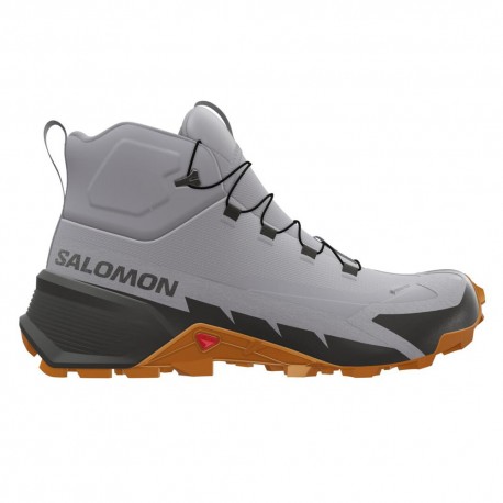 Salomon Hike Mid GORE-TEX 2 Gull Marmalade Nero - Scarpe Trekking Uomo