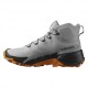 Salomon Hike Mid GORE-TEX 2 Gull Marmalade Nero - Scarpe Trekking Uomo