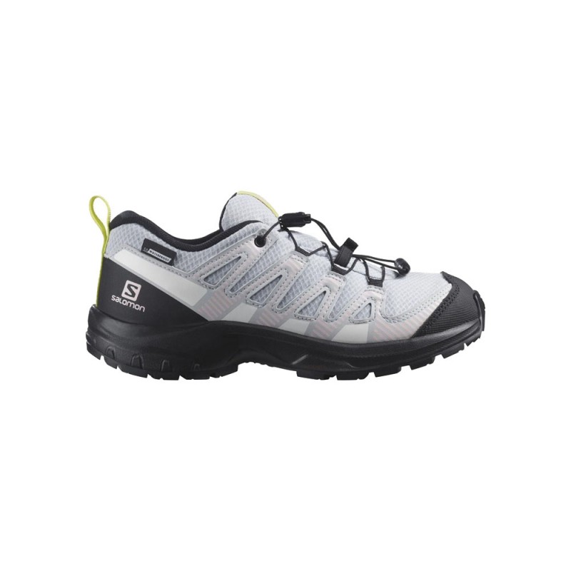 Salomon Pro V8 Cswp J Arctic Ice Nero Bianco - Scarpe Trekking Bambino