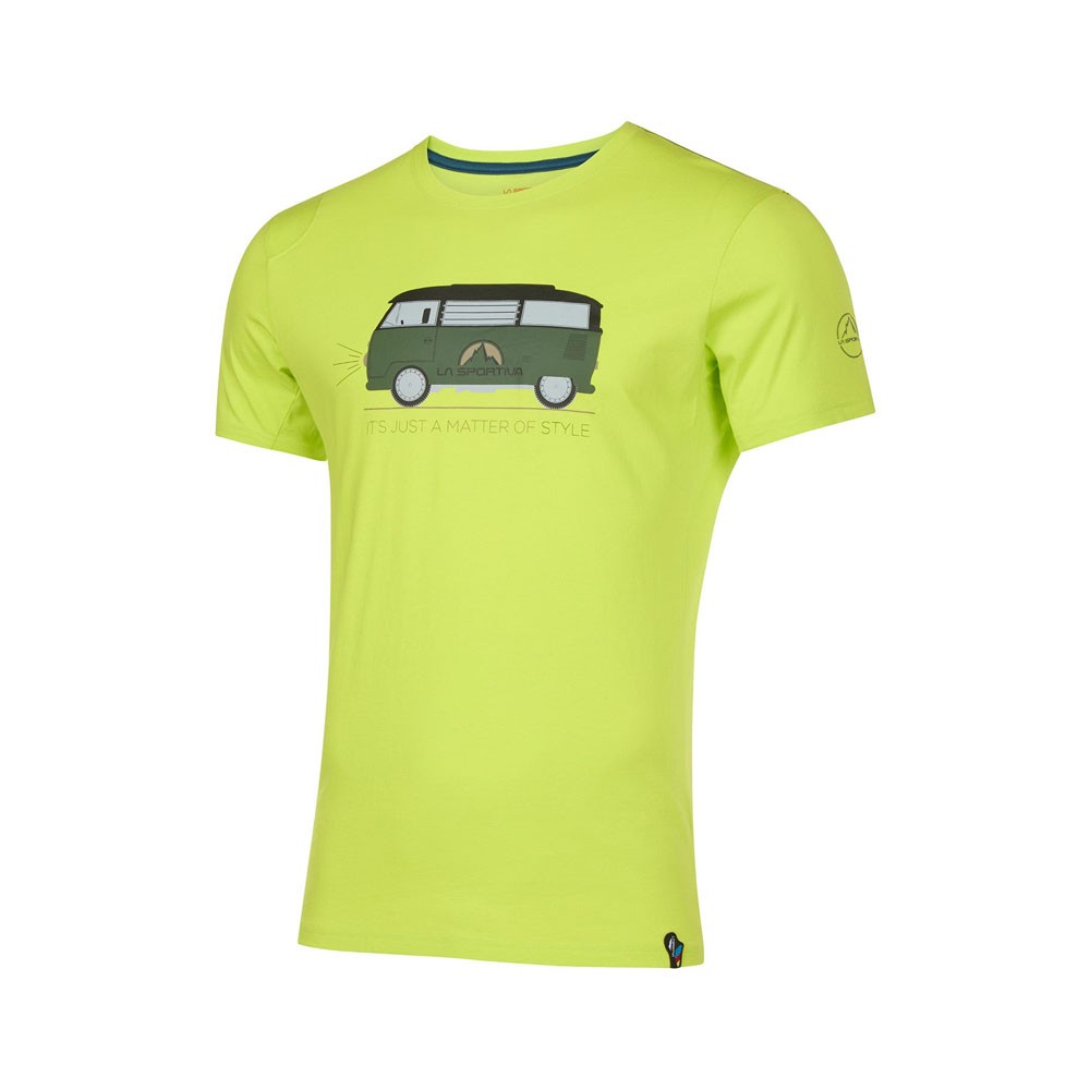 Image of La Sportiva T-Shirt Alpinismo Van Lime Uomo L