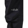 Rab Copripantaloni Impermeabili Downpour Eco Fz Nero Donna