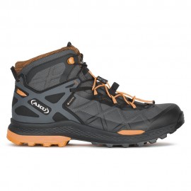 Aku Mid Dfs GORE-TEX Nero Arancio - Pedule Trekking Uomo