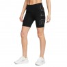 Nike Pantaloncini Running Tight Air Bike Nero Bianco Donna