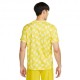 Nike T-Shirt Running Df Miler Dye Opti Giallo Reflective Argento Uomo