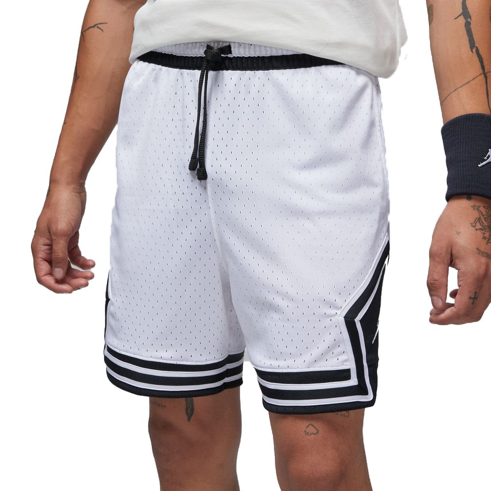 Nike Shorts Mesh Diamond Jordan Bianco Uomo XL