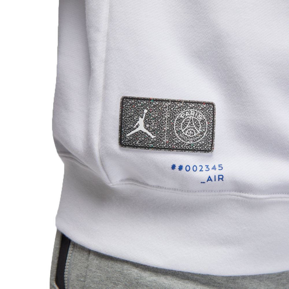 Felpa psg jordan bianca sales
