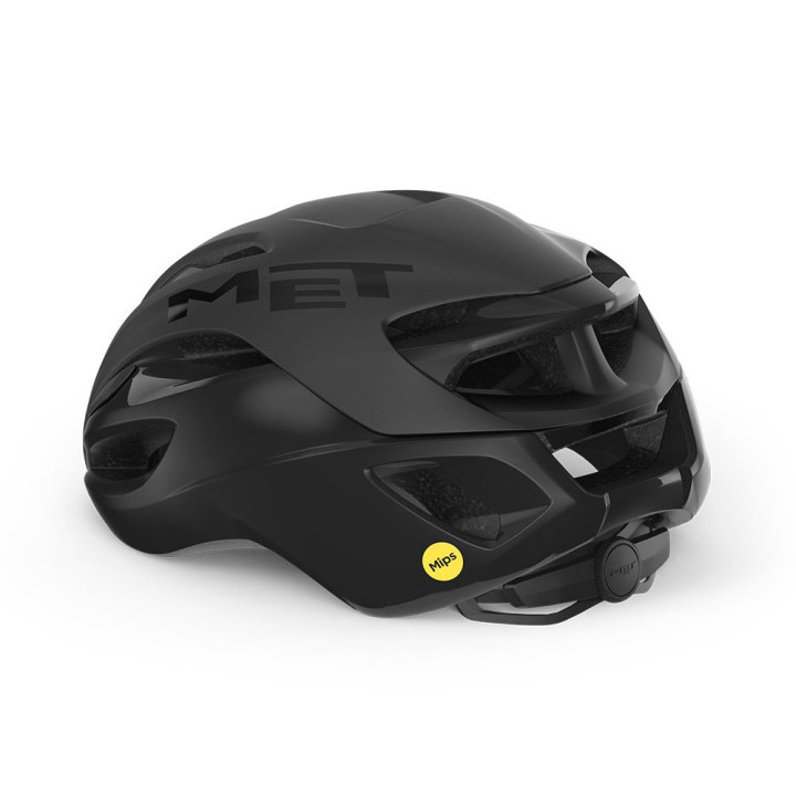 Met Casco Bici Rivale Mips Black Matt Glossy