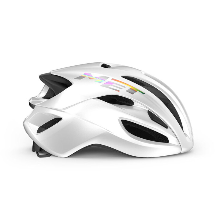 Met Casco Bici Rivale Mips White Holographic Glossy