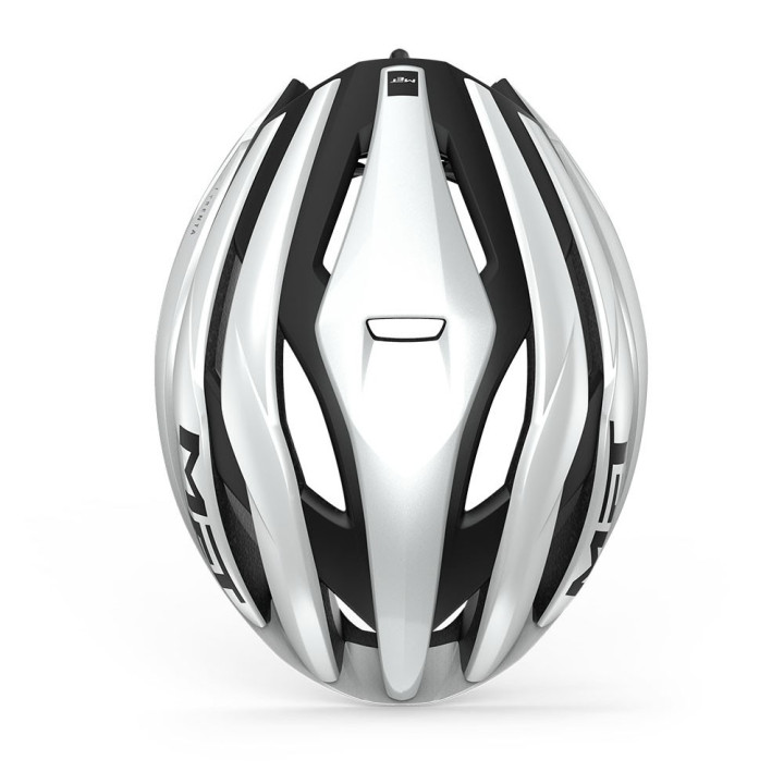 Met Casco Bici Trenta Mips White Black Matt Glossy Uomo