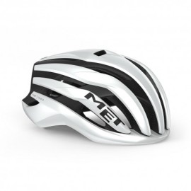 Met Casco Bici Trenta Mips Bianco Nero Opaco Lucido Uomo