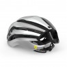 Met Casco Bici Trenta 3K Carbon Mips Bianco Argento Opaco Uomo