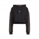 ADIDAS Originals Felpa Con Cappuccio Leo Nero Donna