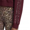 ADIDAS Originals Felpa Con Cappuccio Leo Bordeaux Donna