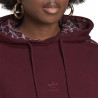 ADIDAS Originals Felpa Con Cappuccio Leo Bordeaux Donna