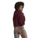 ADIDAS Originals Felpa Con Cappuccio Leo Bordeaux Donna