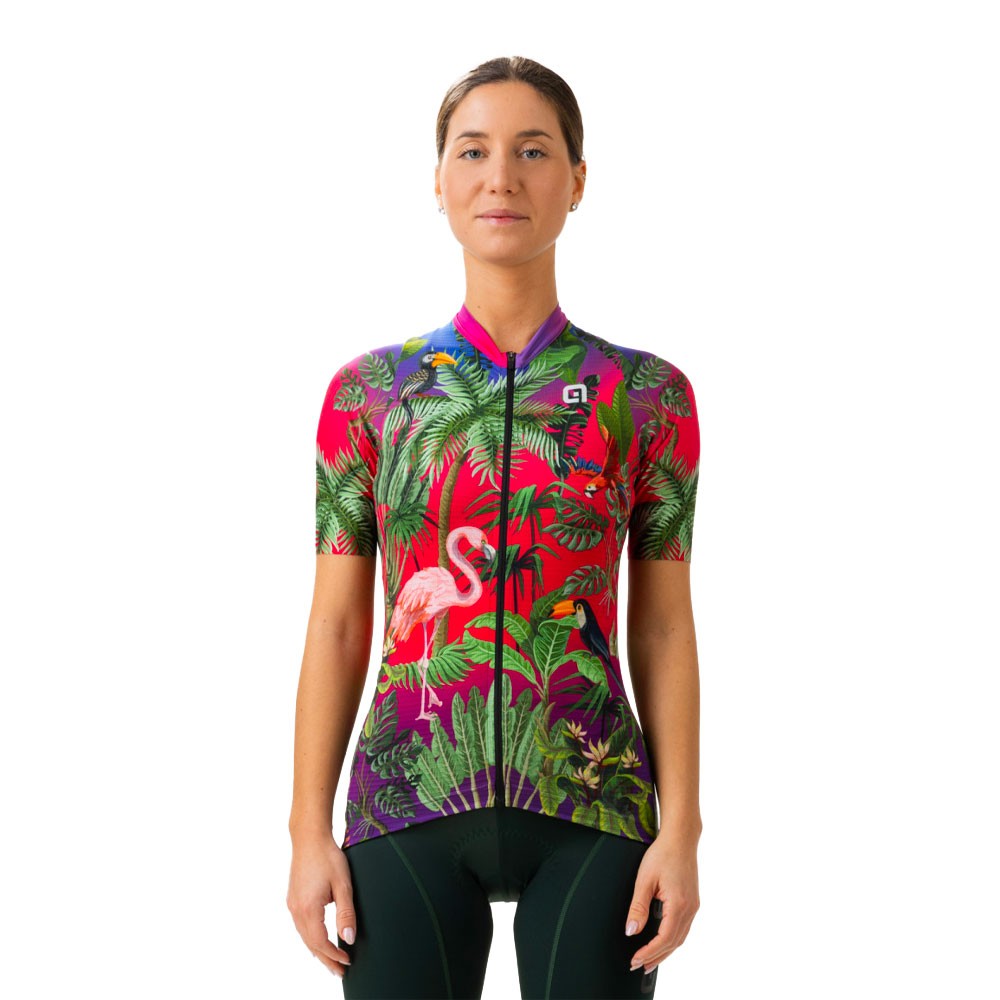 Image of Ale' Maglia Ciclismo Donna Guyana Pink Donna XS