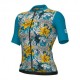 Ale' Maglia Ciclismo Donna Hibiscus Cobalt Green Donna