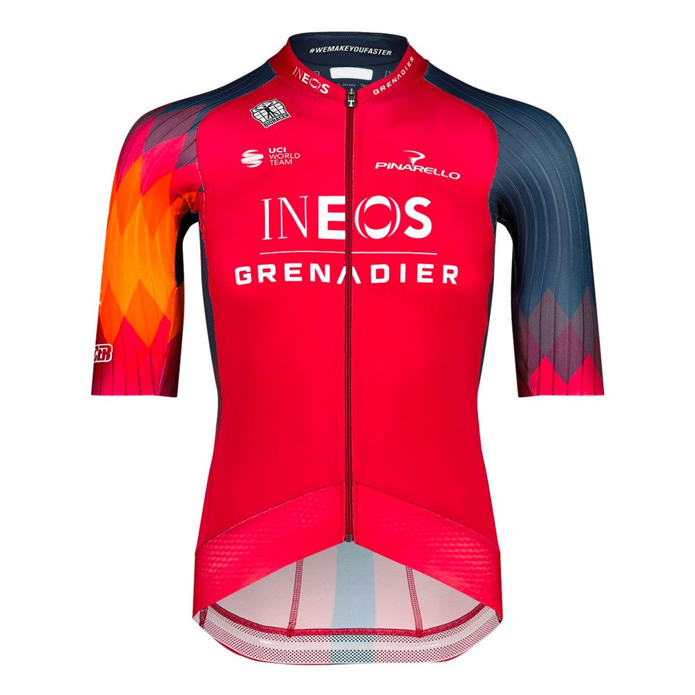 Bioracer Maglia Ciclismo Epic Ineos 2023 Red/Navy Blues Uomo XL