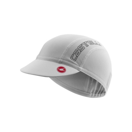 Castelli Cappello Sottocasco Bici A/C Cycling White/Cool Gray Uomo