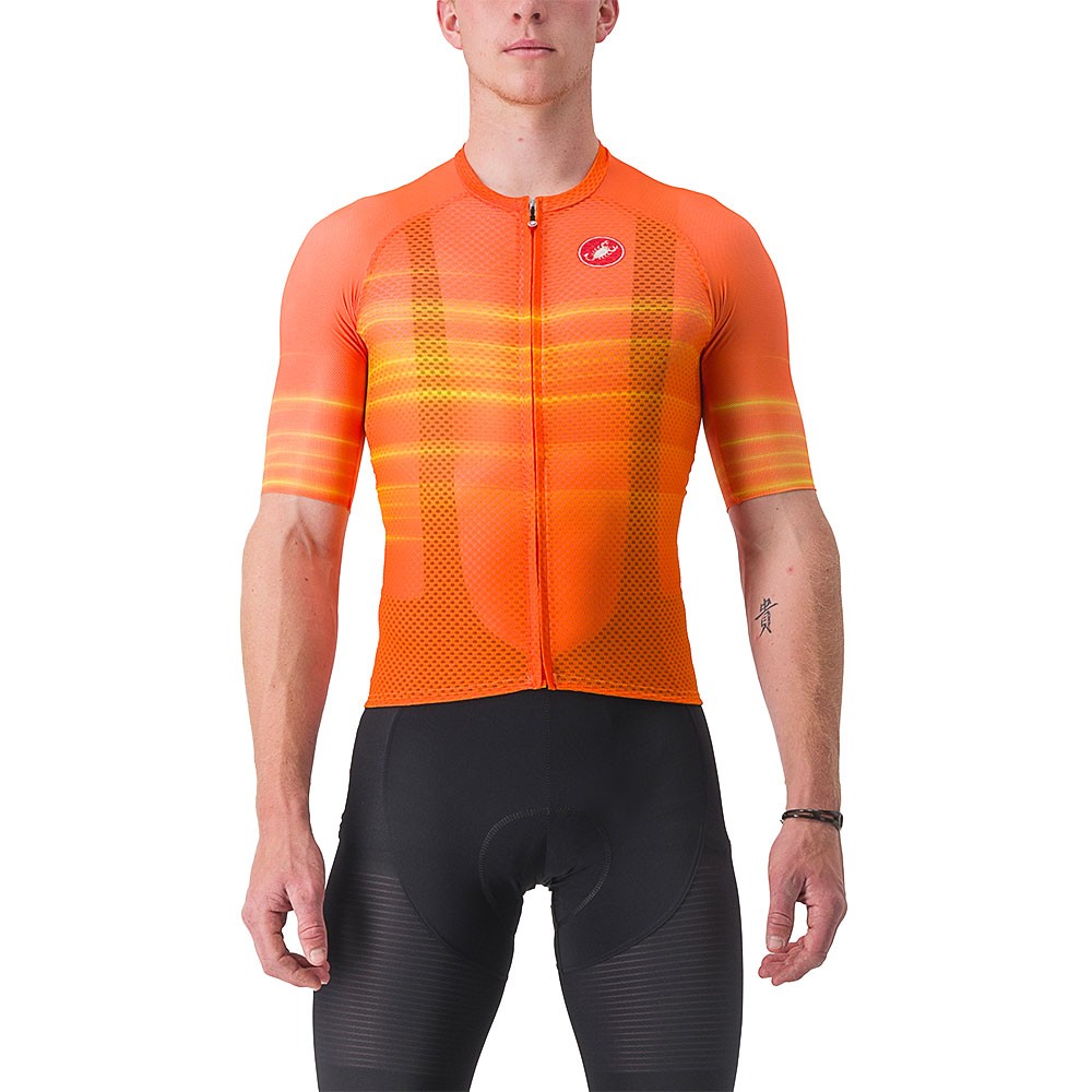 Image of Castelli Maglia Ciclismo Climber'S 3.0 Sl 2 Brillant Orange Uomo L