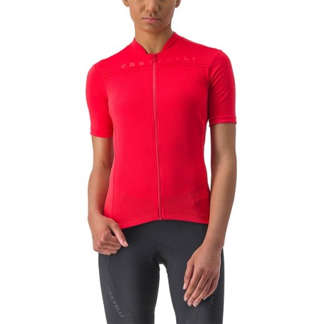 Castelli Maglia Ciclismo Donna Anima 4 Hibiscus Donna